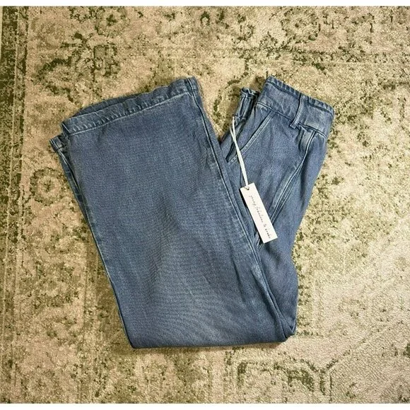 YFB Young Fabulous Broke Saidie High Rise Wide Leg Drapey Pants Size Small NWT - Picture 6 of 8